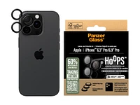 PanzerGlass Hoops Lens Protector for Apple iPhone 16 Pro and 16 Pro Max - Black