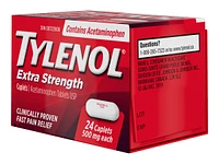 Tylenol* Extra Strength Acetaminophen Caplets - 500mg - 24's� �