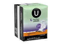 U by Kotex Clean & Secure Ultra Thin Sanitary Pad - Regular - 40's