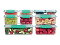 Sistema Food Storage Container Set - Minty Teal - 18 piece