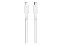 Logiix Sync & Charge USB-C to USB-C Anti-Stress Cable - White - LGX-12875