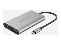 HyperDrive Dual HDMI USB-C Adapter - Space Gray - HDM1