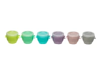 Melii Snap and Go Pods Food Containers - 59ml - 6 piece