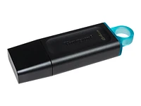 Kingston DataTraveler Exodia USB Flash Drive- Black/Teal - 64GB - DTX/64GB