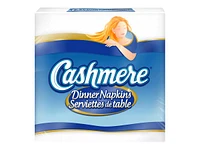 Cashmere Dinner Napkins - White - 8 x 50's