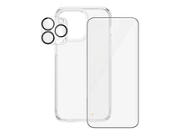 PanzerGlass 3-in-1 Pack Screen / Lens / Back Protector Kit for iPhone 15 Pro Max