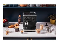 KitchenAid Coffee Machine with Cappuccinatore - Cast Iron Black - KES6551BK