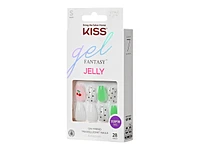 Kiss gel FANTASY Jelly Sculpted Nail Set - Short - Coffin - Jelly Baby - 28's