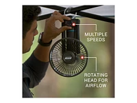 Coleman OneSource Multi-Speed & Rechargeable Battery Cooling Fan - Black - 2000035455