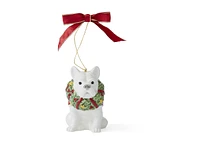 Spode Christmas Tree Ornament - French Bulldog