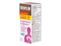 Benylin Extra Strength Cough & Chest Congestion Syrup for People with Diabetes - 100ml