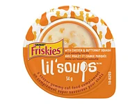 Friskies Lil Soups - Chicken and Butternut Squash in a Velvety Broth - 34g