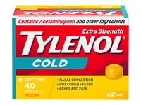 Tylenol* Cold Daytime - Extra Strength - 40 cool burst tablets