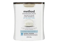 Method Dishwasher Sachets - Free and Clear - 30s