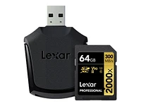 Lexar Professional 2000x Flash Memory Card - 64GB - LSD2000064G-BNNNU