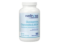 Wellness by London Drugs Glucosamine, Chondroitin & MSM - 180s