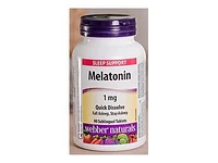 Webber Naturals Melatonin Sublingual Tablets - 1mg - 90's