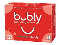 Bubly Sparkling Water - Strawberry - 12x355ml