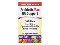 Webber Naturals Probiotic Max IBS Support 30 Billion Vegetarian Capsules - 45's