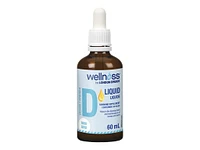 Wellness by London Drugs Liquid Vitamin D Drops - 1000 IU - 60ml