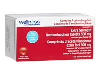 Wellness by London Drugs Extras Strength Acetaminophen Easy Swallow Tablets - 500mg - 100s