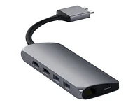 Satechi Type-C Dual Multimedia Adapter - Space Grey - ST-TCDMMAM