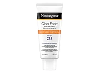 Neutrogena Clear Face Sunscreen Lotion - SPF 50 - 88ml