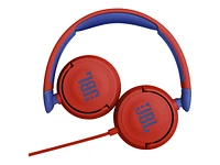 JBL Jr310 Wired On-Ear Headphones - Red - JBLJR310REDAM