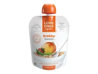 Love Child Organics Puree - Mangoes, Strawberries and Coconut Cream - 128 ml