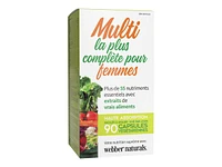 Webber Naturals Women's Most Complete Multi Vegetarian Capsules - 90's