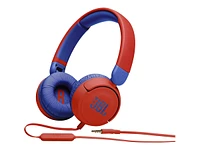 JBL Jr310 Wired On-Ear Headphones - Red - JBLJR310REDAM