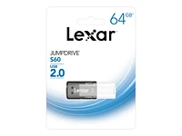Lexar JumpDrive S60 USB 2.0 Flash Drive - 64GB - LJDS060064G-BNBNU