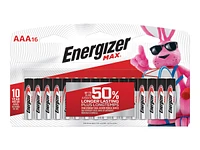 Energizer Max AAA Batteries - 16's