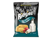 Ridgies Potato Chips - Spicy Salt & Vinegar - 66g