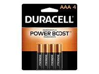 Duracell Coppertop AAA Alkaline Batteries - 4 pack