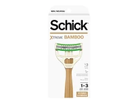 Schick Xtreme Bamboo Hybrid Razor - 4 piece