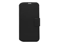 Decoded Leather Detachable Wallet MagSafe Flip Cover for iPhone 14 Plus - Black