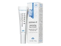 Derma E Hydrating Hyaluronic Acid & Green Tea Eye Cream - 14g