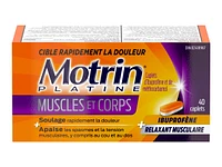 Motrin Platinum Muscle & Body Caplets - 40's