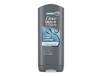 Dove Men+Care Clean Comfort Body & Face Wash - 400ml