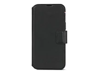 Decoded Core Collection Leather Flip Cover for iPhone 15 Plus - Black