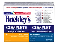 Buckley's Complete Extra Strength Cough, Cold & Flu Day/Night Caplets - 48's