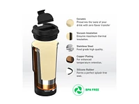 Asobu Puramic Pick Me Up Vacuum Thermal Tumbler - Black - 591ml