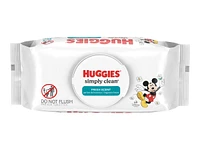 Huggies Simply Clean Baby Cleaning Wipes - 64's