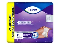 Tena Unisex Incontinence Pants - Overnight - Medium - 24's
