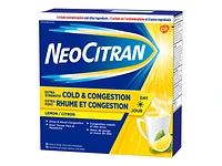 NeoCitran Extra Strength Cold & Congestion Day - Lemon - 10s