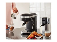 KitchenAid Espresso Maker with Milk Frother - Black Matte - KES6404BM