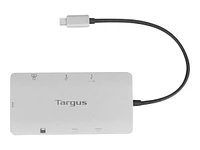 Targus USB-C Docking Station - Dual 4K HDMI - 100W PD Pass-Thru - Silver - DOCK423TT