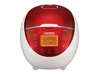 Cuckoo 6 cup Rice Cooker - Red/White - CR-0655F