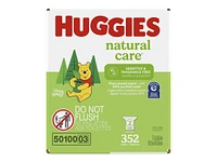 Huggies Natural Care Sensitive Baby Wipes Refills - Unscented - 2pk/352 Wipes